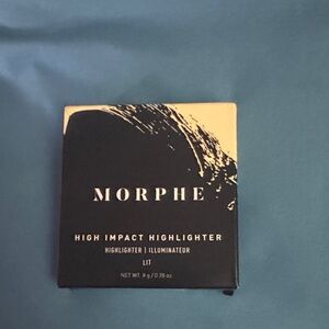 Morphe High Impact Highlighter - Black & Cream Packaging